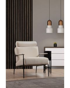 ATELIER DEL SOFA Fotelja Toscana, bela - 560ARE2114