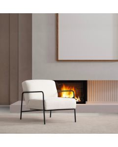 ATELIER DEL SOFA Fotelja Eti Bergere, bela - 560ARE2125