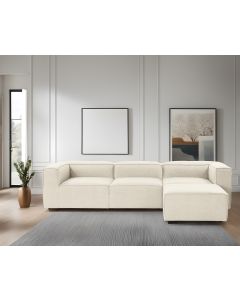 ATELIER DEL SOFA Ugaona garnitura Fora, bela - 560ARE2140