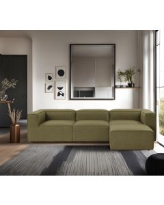 ATELIER DEL SOFA Ugaona garnitura Fora, zelena