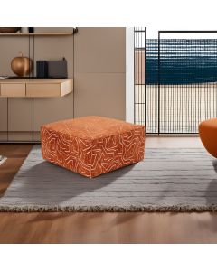 ATELIER DEL SOFA Tabure Lora Pouffe, narandžasta