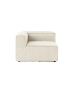 ATELIER DEL SOFA Ugaona fotelja Fora L1, leva, krem