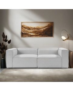 ATELIER DEL SOFA Dvosed Fora 2, svetlosiva