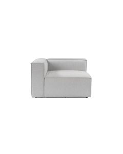 ATELIER DEL SOFA Ugaona fotelja Fora L1, leva, svetlosiva