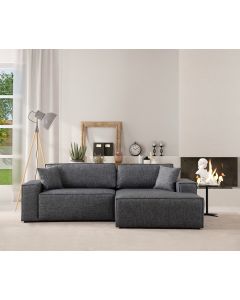 ATELIER DEL SOFA Ugaona garnitura Pırlo, desna, tamnosiva