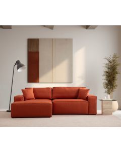 ATELIER DEL SOFA Ugaona garnitura Pırlo, leva, narandžasta