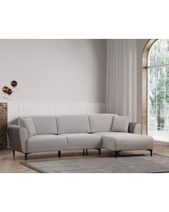 ATELIER DEL SOFA Ugaona garnitura Aren, desna, siva