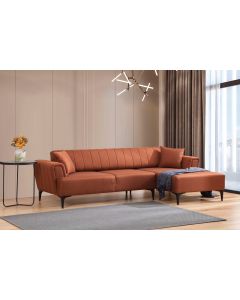 ATELIER DEL SOFA Ugaona garnitura Hamlet, desna, cigla