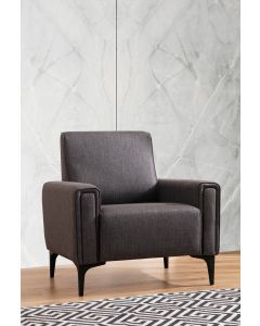 ATELIER DEL SOFA Fotelja Horizon, tamnosiva