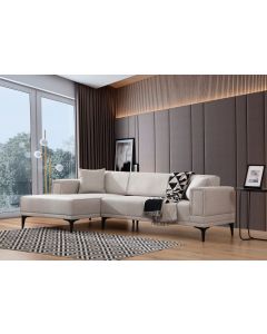 ATELIER DEL SOFA Ugaona garnitura Horizon, leva, krem