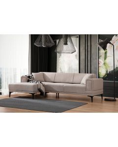 ATELIER DEL SOFA Ugaona garnitura Horizon, leva, svetlobraon