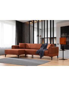 ATELIER DEL SOFA Ugaona garnitura Horizon, leva, cigla