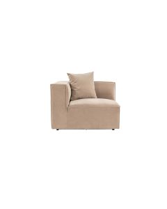 ATELIER DEL SOFA Ugaona fotelja Sora L1, leva, krem