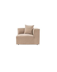 ATELIER DEL SOFA Ugaona fotelja Sora 1R, krem