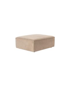 ATELIER DEL SOFA Tabure Sora Pouffe, krem