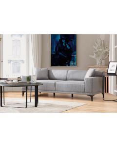 ATELIER DEL SOFA Trosed Petra 3, svetlosiva