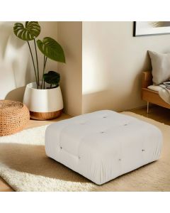 ATELIER DEL SOFA Tabure Bubble Pouffe, bež