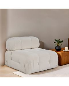 ATELIER DEL SOFA Fotelja Bubble O1, bež