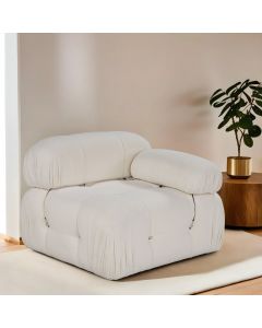 ATELIER DEL SOFA Fotelja Bubble 1R, desna, bež