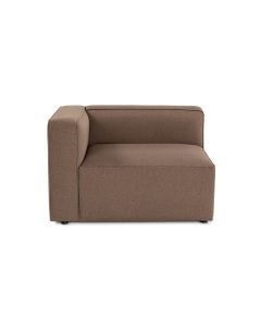 ATELIER DEL SOFA Fotelja Mora XL 1L, leva, braon