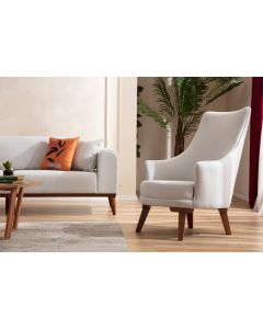 ATELIER DEL SOFA Fotelja Cofi, krem