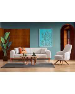 ATELIER DEL SOFA Trosed Kapri, krem