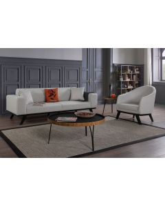 ATELIER DEL SOFA Trosed Leon, svetlo siva