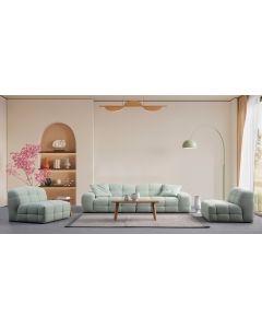 ATELIER DEL SOFA Fotelja Pescara O1, svetlo zelena