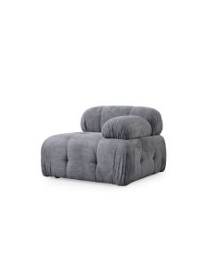 ATELIER DEL SOFA Fotelja Petite 1R, siva