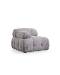 ATELIER DEL SOFA Fotelja Petite L1, svetlo siva