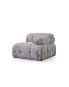 ATELIER DEL SOFA Fotelja Petite 1R, svetlo siva