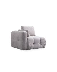 ATELIER DEL SOFA Fotelja Amaris L1, svetlo siva
