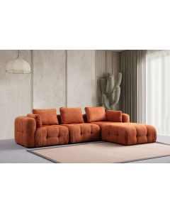 ATELIER DEL SOFA Modularna ugaona garnitura Amaris, narandžasta