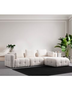 ATELIER DEL SOFA Modularna ugaona garnitura Amaris, bela