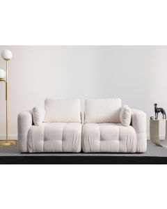 ATELIER DEL SOFA Modularni dvosed Amaris, bela