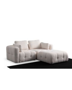 ATELIER DEL SOFA Modularna ugaona garnitura Amaris, bela