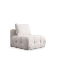 ATELIER DEL SOFA Fotelja Amaris O1, bela
