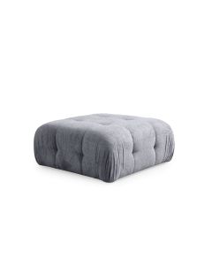 ATELIER DEL SOFA Tabure Amaris Pouffe, siva
