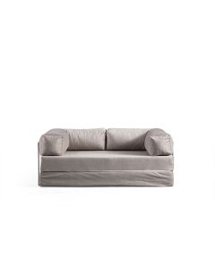 ATELIER DEL SOFA Dvosed Via Con, svetlo siva