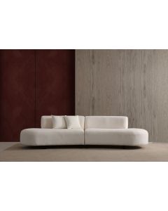 ATELIER DEL SOFA Ugaona garnitura Pars, krem
