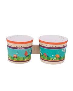 MOULIN ROTY Drveni bongo - Dans la jungle