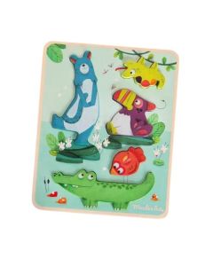 MOULIN ROTY Drvena slagalica - Dans la Jungle