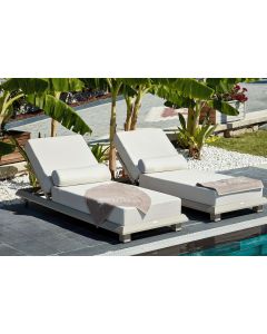 HANAH HOME Ležaljka za sunčanje Pera, bež