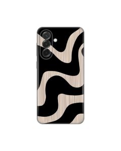 Maska za Samsung A376B Galaxy A37 5G Black Flow Silikonska Print Skin