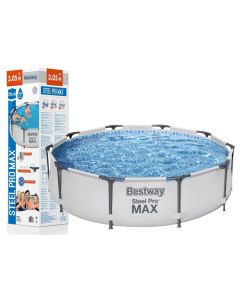 BESTWAY Okrugli porodični bazen sa metalnim okvirom 305x76cm Steel Pro MAX - 394012