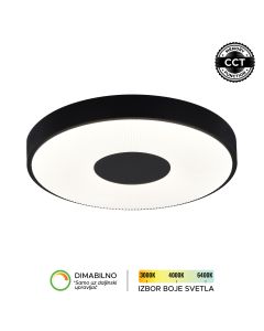 FORMA LED plafonjera LP-408-28R BK, crna