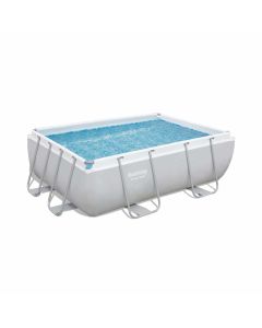 BESTWAY Bazen sa metalnim okvirom i filter pumpom 282x196x84cm Power Steel Rectangular - 394070