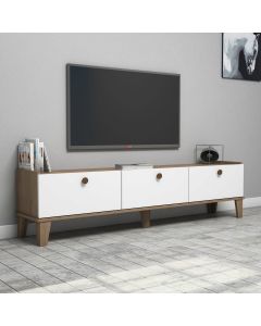 HANAH HOME TV komoda Sumer, bela/braon - 566BMS1149