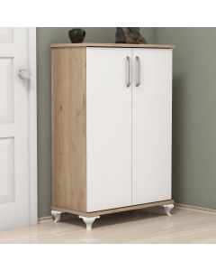 HANAH HOME Cipelarnik Asta, bela/braon