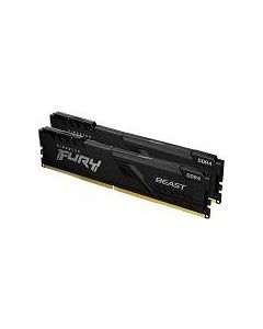 KINGSTON DDR4 32GB (2x16GB) 3200MHz [FURY BEAST], Non-ECC UDIMM, CL16 1.35V, 288-Pin 1Rx8